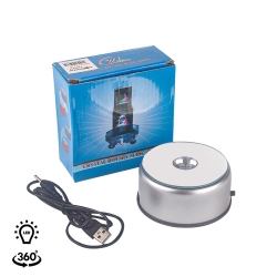 Led Işıklı Dönen Stand - 8cm - 1