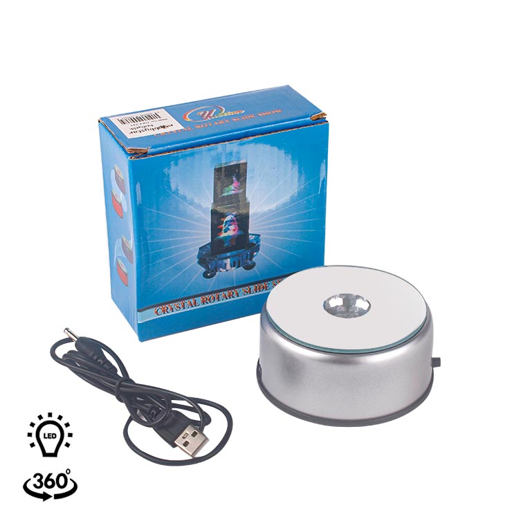 Led Işıklı Dönen Stand - 8cm - 1