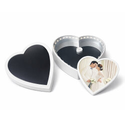 Led Işıklı Fotoğraflı Kalpli Büyük Sihirli Ayna - 5