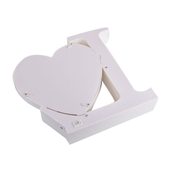 Led Işıklı Fotoğraflı Love Kalpli Dekoratif Sihirli Ayna - 7