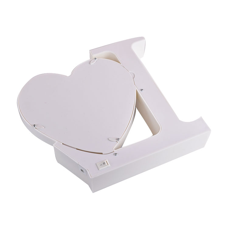 Led Işıklı Fotoğraflı Love Kalpli Dekoratif Sihirli Ayna - 7