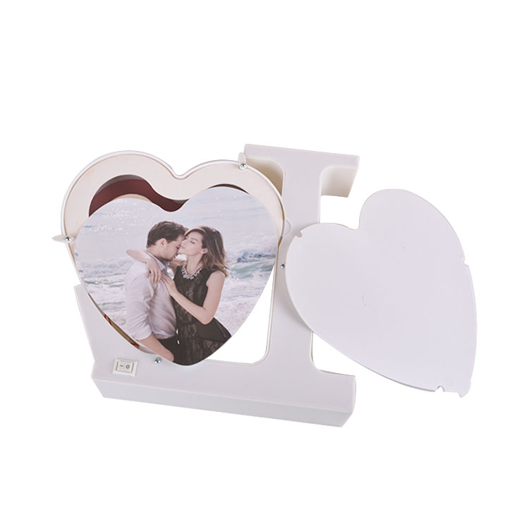 Led Işıklı Fotoğraflı Love Kalpli Dekoratif Sihirli Ayna - 10