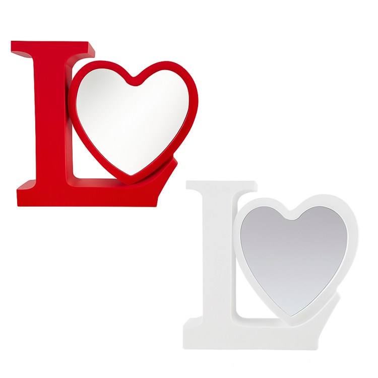 Led Işıklı Fotoğraflı Love Kalpli Dekoratif Sihirli Ayna - 1