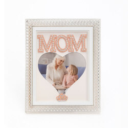 Led Işıklı İnci Taşlı Mom Kristal Fotoğraf Çerçevesi - 20x25cm - 3