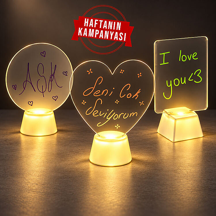 Led Işıklı Karalama Tahtası - 1
