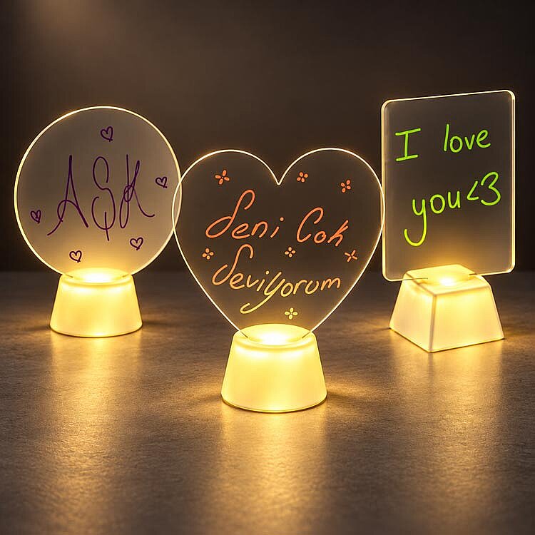 Led Işıklı Karalama Tahtası - 1