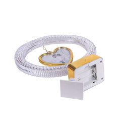 Led Işıklı Kristal Aşk Çemberi Fotoğraf Çerçevesi - 4