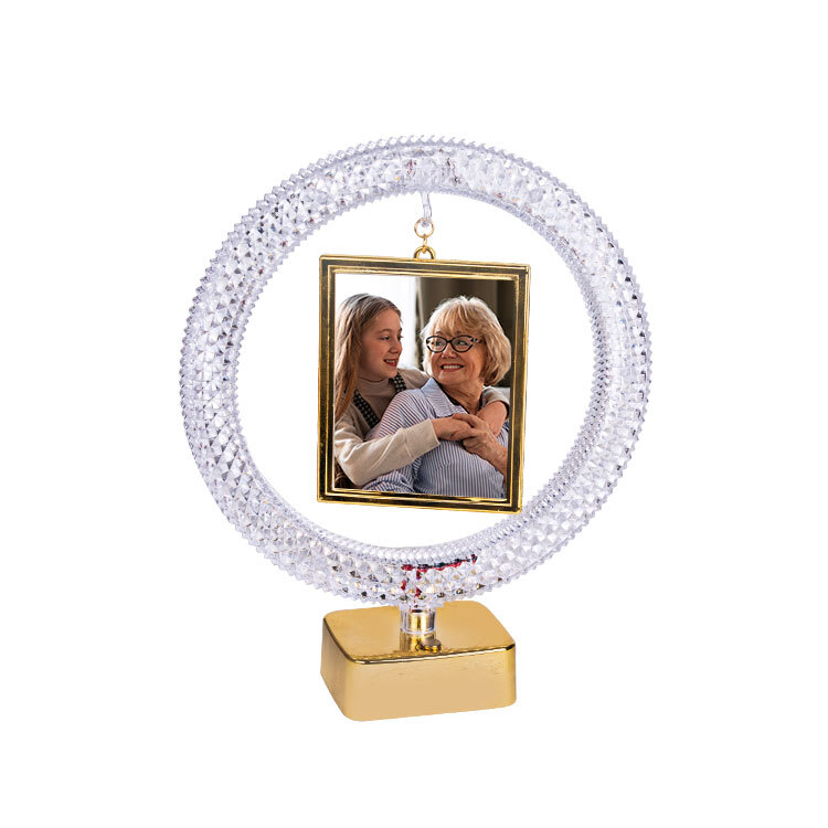 Led Işıklı Kristal Çember Fotoğraf Çerçevesi - 6