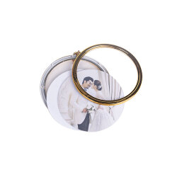 Led Işıklı Kristal Yuvarlak Çember Fotoğraf Çerçevesi - 4