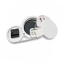 Led Işıklı Saatli Sihirli Ayna - 3