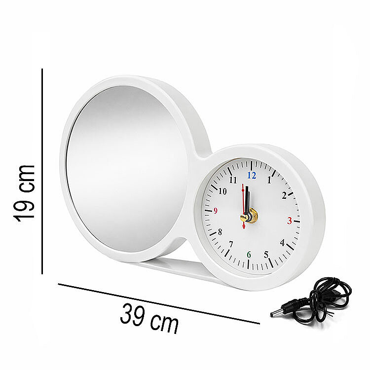 Led Işıklı Saatli Sihirli Ayna - 4