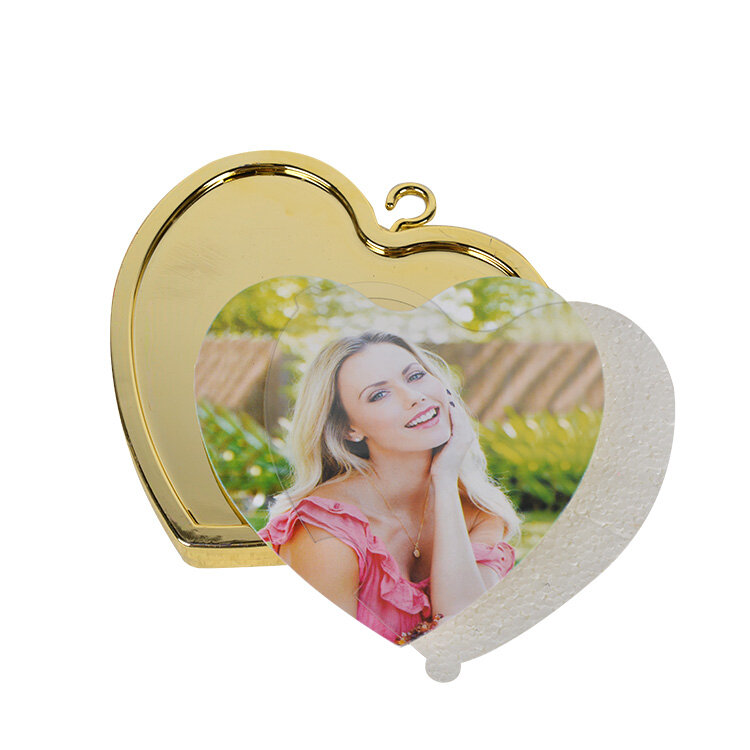 Ledli Aşk Çemberi Fotoğraflı Abajur - 18x21cm - 5