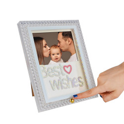 Ledli Best Wishes Fotoğraf Çerçevesi - 18x23cm - 5