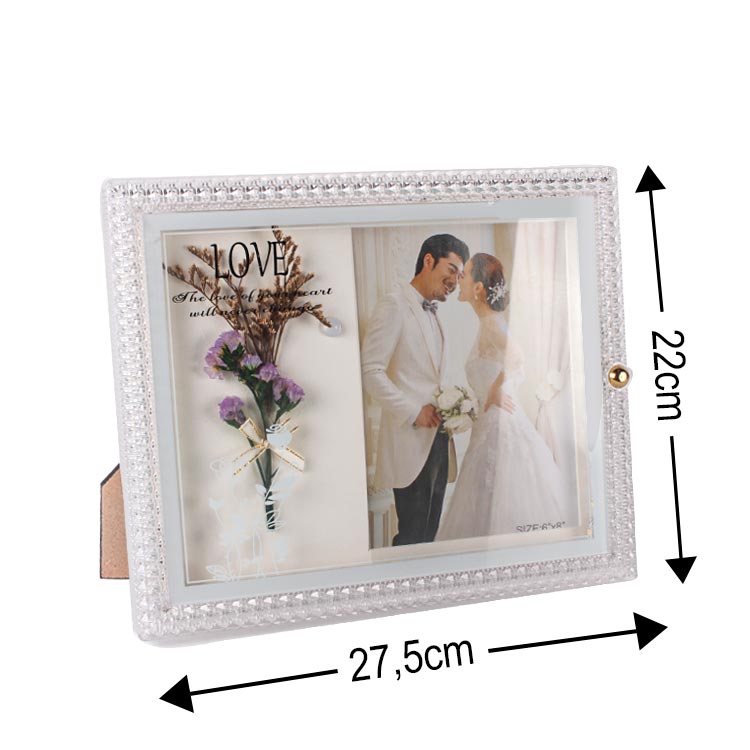 LED'li Çiçekli Fotoğraf Çerçevesi - 7