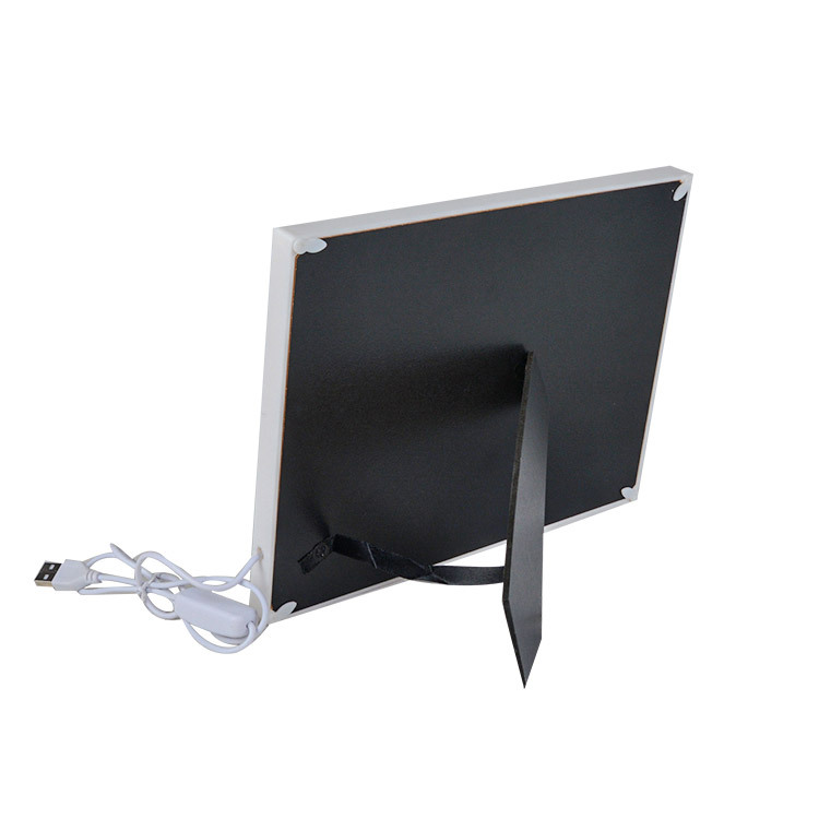 Ledli Işıklı Çift Fotoğraflı Çerçeve - 20x25cm - 3