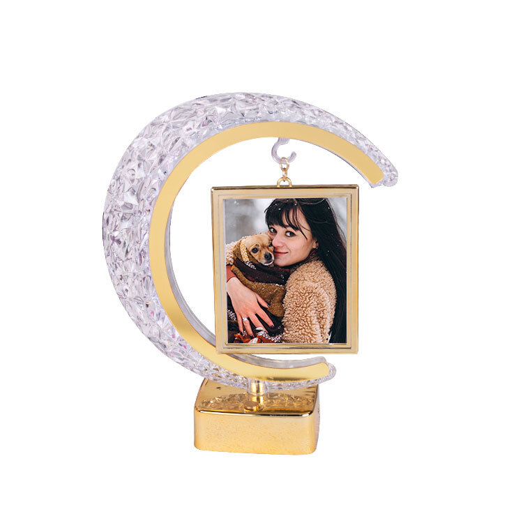 Led'li Kristal Hilal Dikey Fotoğraf Çerçevesi - 5