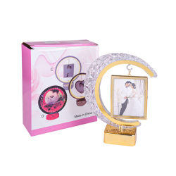 Led'li Kristal Hilal Dikey Fotoğraf Çerçevesi - 6