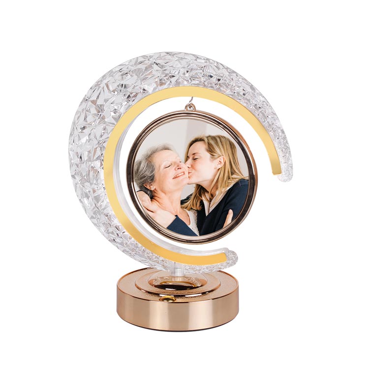 LED'li Kristal Hilal Fotoğraf Çerçevesi - 5