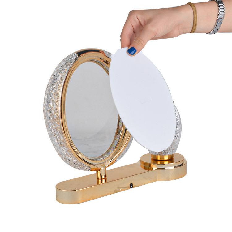 Ledli Kristal Vazolu Fotoğraf Çerçevesi - 25x28cm - 8