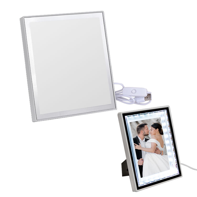 Ledli Kare Fotoğraflı Sihirli Ayna - 1