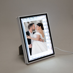 Ledli Kare Fotoğraflı Sihirli Ayna - 2