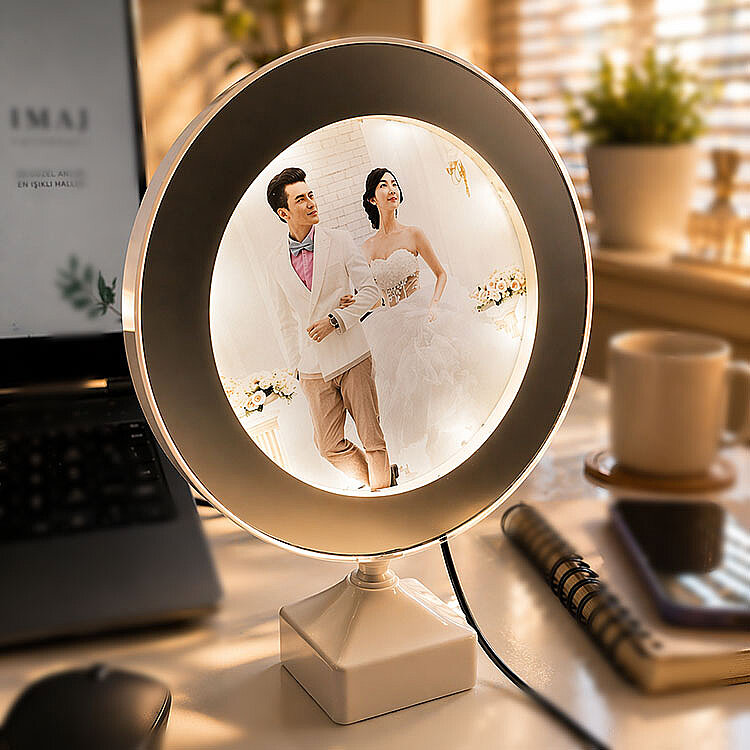 Ledli Yuvarlak Sihirli Ayna - 2