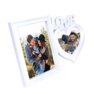 2'li Love Fotoğraf Çerçevesi - 10x15- 15x21cm - Thumbnail