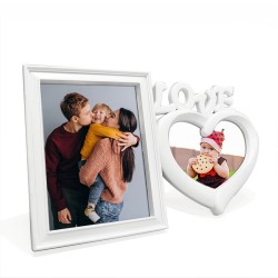2'li Love Fotoğraf Çerçevesi - 10x15- 15x21cm - Thumbnail