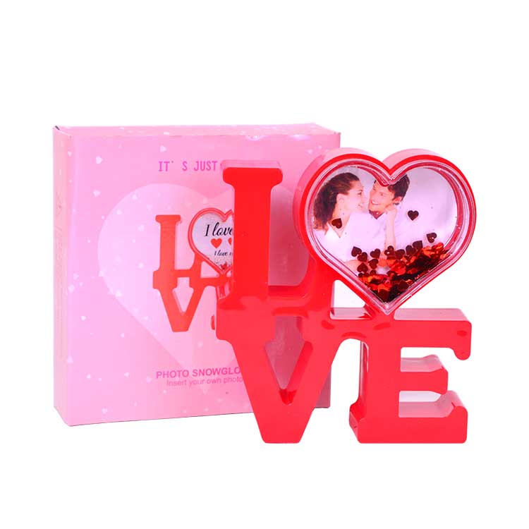 Love Fotoğraflı Kar Küresi - 7