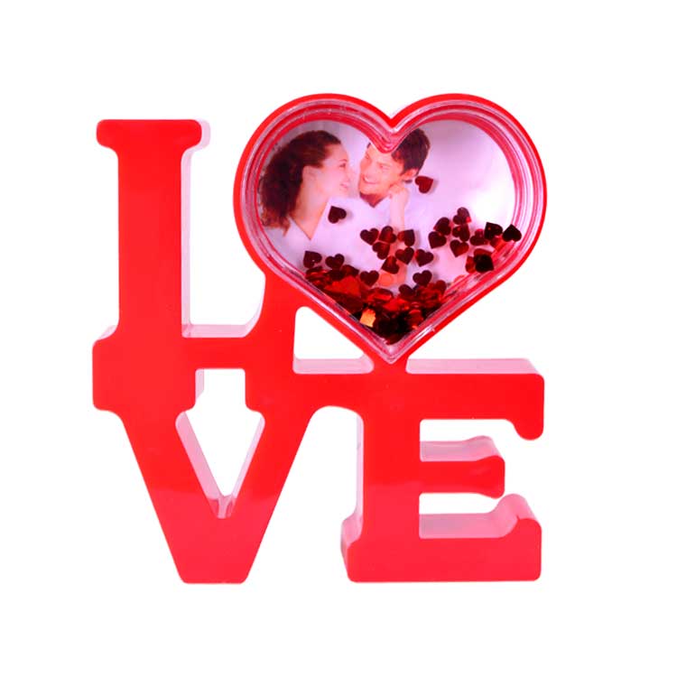 Love Fotoğraflı Kar Küresi - 10