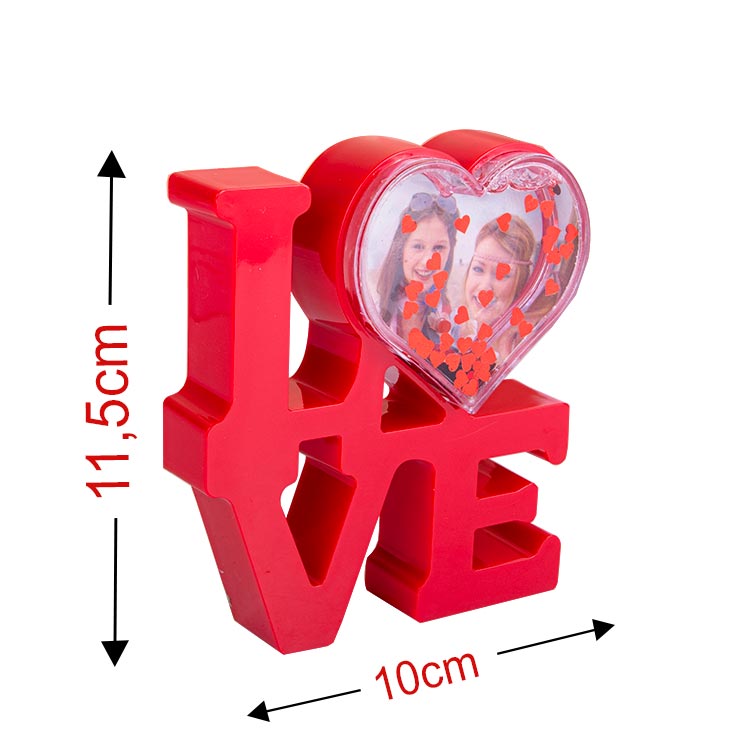 Love Fotoğraflı Kar Küresi - 5