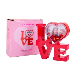 Love Fotoğraflı Kar Küresi - 1