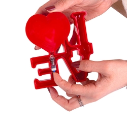 Love Fotoğraflı Kar Küresi - 12