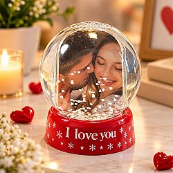 love You Fotoğraflı Kar Küresi - NobbyStar (1)