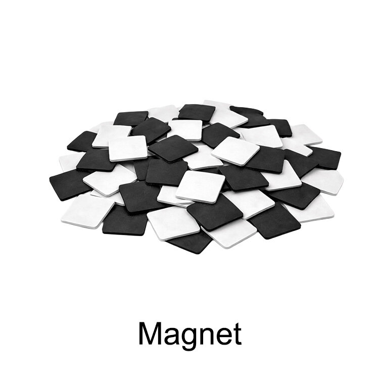 Magnetli Kare Buton Rozet Seti 50mm - 100 Adet - 6