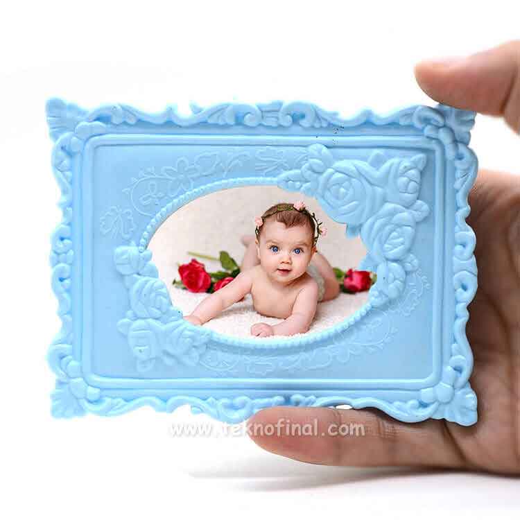 Mavi Plastik Magnet - 1