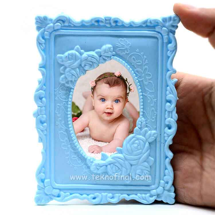 Mavi Plastik Magnet - 2