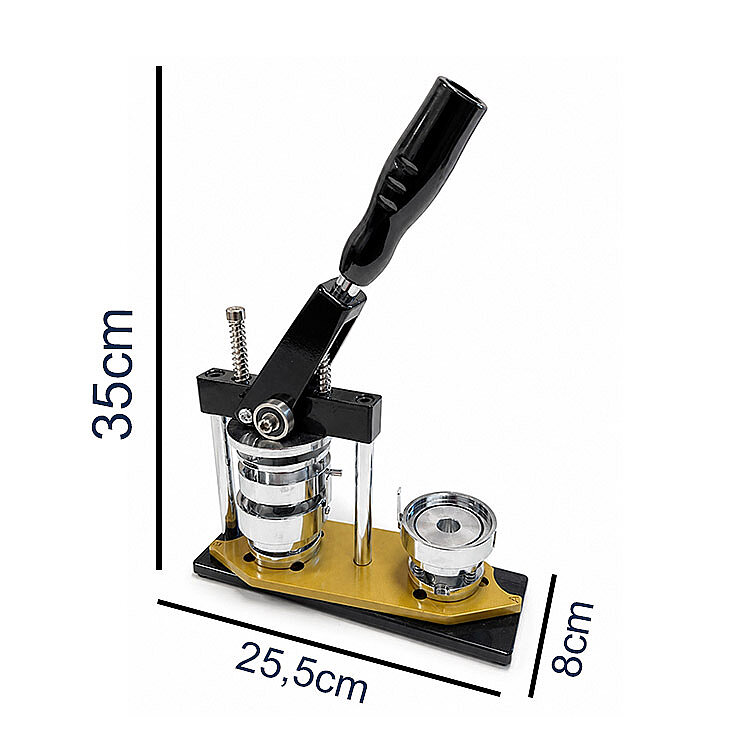 Metal Yuvarlak Buton Rozet Pres Baskı Makinesi - 58mm - 3