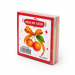 Meyveli Mini Akıllı Not Kağıdı 50 Yaprak Yapışkanız Post-it - 4'lü Paket - 9
