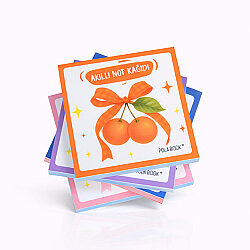 Meyveli Mini Akıllı Not Kağıdı 50 Yaprak Yapışkanız Post-it - 4'lü Paket - 3