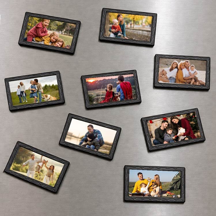 Mini Desenli Dikdörtgen Çerçeve 5x8cm- 10'lu Paket - 12