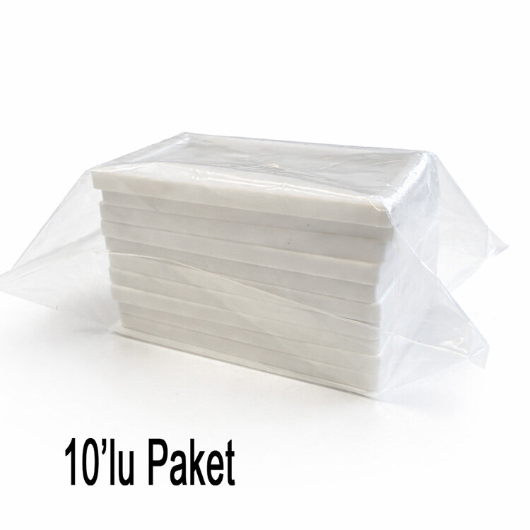 Mini Desenli Dikdörtgen Çerçeve 5x8cm- 10'lu Paket - 14