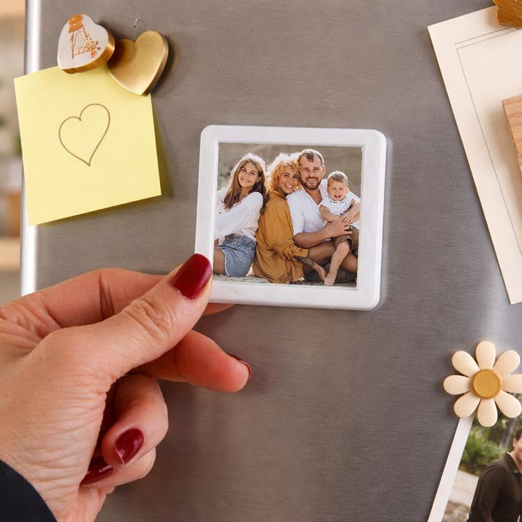 Mini Desenli Kare Çerçeve 6x6cm - 10'lu Paket - 2