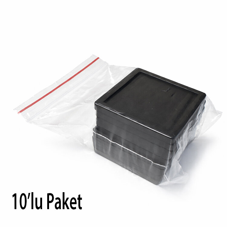 Mini Desenli Kare Çerçeve 6x6cm - 10'lu Paket - 12