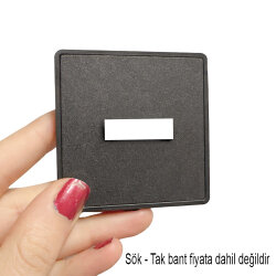 Mini Desenli Kare Çerçeve 6x6cm - 10'lu Paket - 6