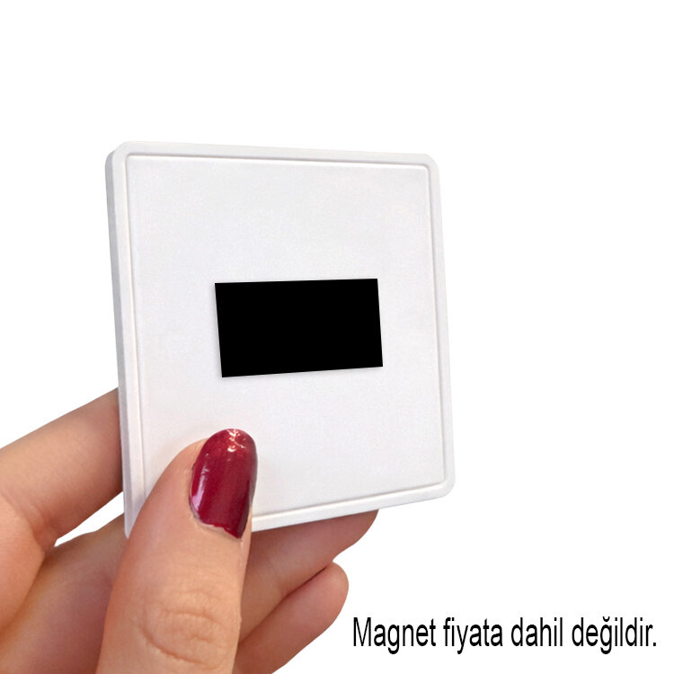 Mini Desenli Kare Çerçeve 6x6cm - 10'lu Paket - 7