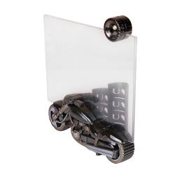 Motorcycle Shaped Glass Photo Frame - Thumbnail