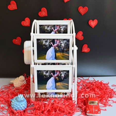 Müzikli Değirmen Dönme Dolap Fotoğraf Çerçeve - 4