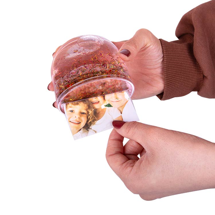 Müzikli Doğum Günü Fotoğraflı Kar Küresi - 4