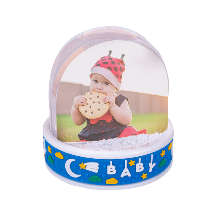 Müzikli Fotoğraflı Bebek Kar Küresi - 4